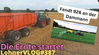 LohnerVLOG#387 Fendt 926 TMS als Pflegeschlepper an der Dammann I Erntestart, dreschen mit NH 8050