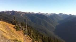 Soaking in the view on Hurricane Ridge