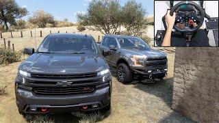 Chevrolet Silverado & Ford F-150 - Forza Horizon 5 | Logitech g29 gameplay