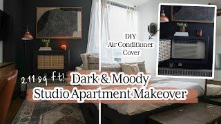 Industrial Style 211 Sq Ft Studio Apartment Makeover | Studio Fix