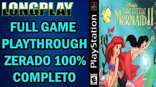 Longplay Disney's The Little Mermaid II [PS1] Full Game Playthrough Zerado 100% Completo