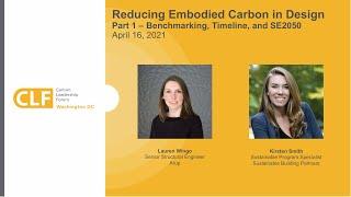 Reducing Embodied Carbon in Design (Pt 1) | Lauren Wingo & Kirsten Smith