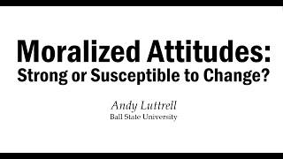 International Moral Psychology (IMP): Andy Luttrell