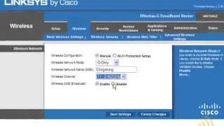 Wireless Router Setup - Setting Security Manually
