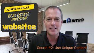 Use Unique Content - Secrets of Killer REI Websites