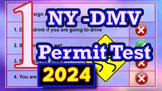 DMV Practice Test NY  2024 | Practice Permit Test NY  |  Part 01