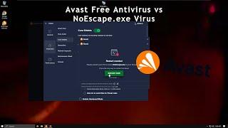 NoEscape.exe Virus vs Avast Free Antivirus! #noescapeexe #avastfreeantivirus