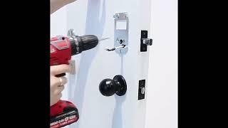 Electronic Keyless Door Lock Commercial with Keypad and Key SL D05 Installation Video