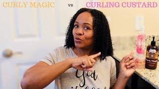 UFD CURLY MAGIC vs KINKY CURLY CURLING CUSTARD | NATURAL HAIR WASH & GO GEL SERIES