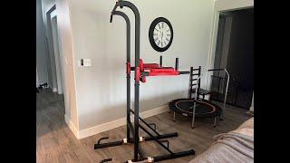 ️‍️GYMAX Multi-function Power Tower, Heavy-duty Pull Up ,Dip Stand, Strength Training, /more!!!!!