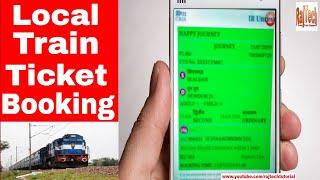 Local Train Ticket Booking Through Mobile | Local Train Ticket Booking Online | RajTech #utsapp