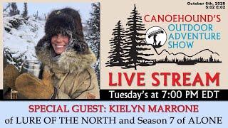 Kielyn Marrone from Alone, Season 7 / Canoehound's Outdoor Adventure Show.  S:02 E:02