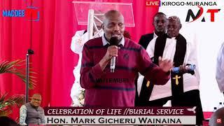 Moses Kuria Painful Speech that Made Kikuyus Heckled and Grab his Microphone!!