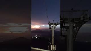 Genting Highlands cable car sunset ride POV #gentinghighland #gentingskyway