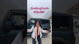 Manali Snowfall update 23 December