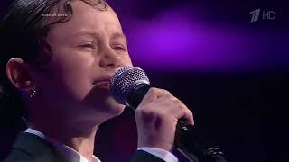 Аделия Загребина (8 лет)Голос.Rolling in the Deep - Cлепые прослушивания.Adeliia Zagrebina The Voice