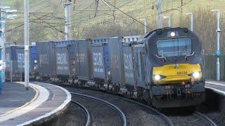 Fantastic Few Hours at Oxenholme Lake District Station Freight/passenger/Test Trains 25th Feb 2025