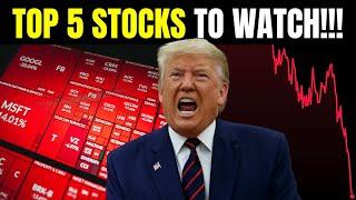  TOP 5 STOCKS TO WATCH THIS WEEK!!!