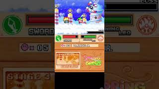 #teamwork is making the dream work #kirby #nintendo #nintendods #powerups #levels #enemies #bosses