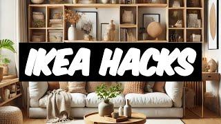 Transform your space with these genius IKEA hacks!  #HomeMakeover #DIYDesign #IkeaHacks