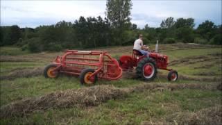 Hay Baling and Raking with Farmall Tractors