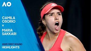 Camila Osorio v Maria Sakkari Highlights | Australian Open 2025 First Round