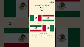 Guess the Real Flag 99 • Mexico • IQ • zidew #flag #quiz #country #geography