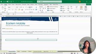 SAM Project 1a Excel Module 08 Working with Trendlines, Pivot Table | Fareya Suzana