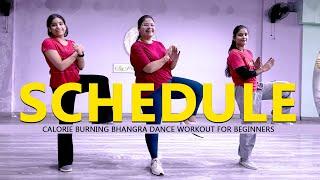 Schedule -  Calorie Burning Bhangra Workout for Beginners | Easy Steps | Low Impact - 2024