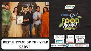 Sarvi | Best Biryani of The Year | Hybiz Food Awards 2023 | Hybiz tv