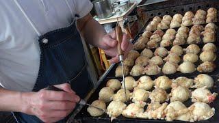 大阪のたこ焼き　プロが焼くたこ焼き(五味焼)　Delicious Takoyaki of Osaka Kadoma　大阪门真的美味章鱼烧烤