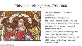 Norsk middelalder - 1/3 - Oversikt