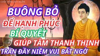 Buông Bỏ Để Hạnh Phúc: Bí Quyết Giúp Tâm Thanh Tịnh Và Tràn Đầy Niềm Vui Bất Ngờ