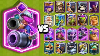 MUSKETEER and CANNON EVOLUTIN vs ALL CARDS | Clash Royale