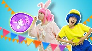 Balloon Song | Balloon Finger Family  + More Nursery Rhymes & Kids Songs | Hahatoons Songs