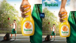 Tropicana juice creative poster 