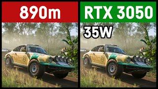 AMD Radeon 890m vs RTX 3050 35W