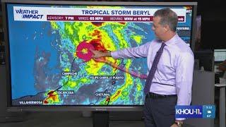 KHOU 11 Chief Meteorologist David Paul with the latest on Beryl as it moves toward the Texas coast