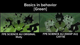 FPE SCIENCE AU ORIGINAL VS FPE SCIENCE AU (SWAP AU) Basics in behavior [Green] #fpeswapau#fpescience