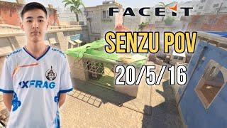 Senzu POV + VOICE COMMS CS2 FACEIT ( 20/5/16 ) August 6th 2024