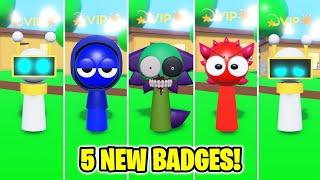 (UPDATE!) 3D SPRUNKI RP AND ANIMATIONS - How to get ALL 5 NEW BADGES!! NEW UPDATE! (ROBLOX)