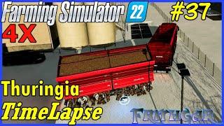FS22 Timelapse, Thuringia 4x #37: Selling A Pile Of Woodchips!