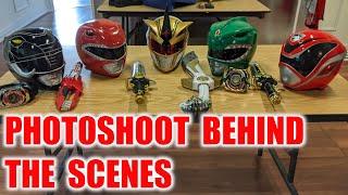 Power Rangers Cosplay Photoshoot Behind the Scenes #powerrangers #cosplay #photoshoot