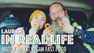 WATCH ME EAT VEGAN FAST FOOD // MUKBANG // "THE BEAR" FROM HEAVY RESCUE: 401