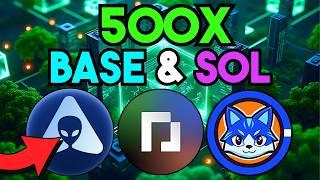 Forget Binance Smart Chain and Ethereum Crypto Coins… Solana and Base Chain Will Takeover and 500X!