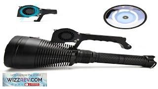 Astrolux® MF05 SBT90.2 7500LM 2500000CD Powerful 18650 Flashlight with Cooling Fan 3162m Review