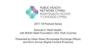 British Heart Foundation Podcast with Public Health Network Cymru