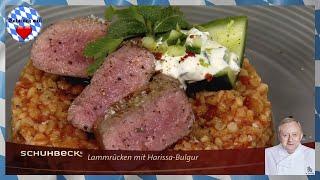 Alfons Schuhbeck - Lammrücken mit Harissa-Bulgur