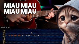 Miau Miau Miau - Fácil - Guitarra Tutorial TABS | Cover Christianvib