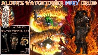 Diablo 2 Resurrected - Sets Aldur's Watchtower Fury Druid Build Uber Tristram